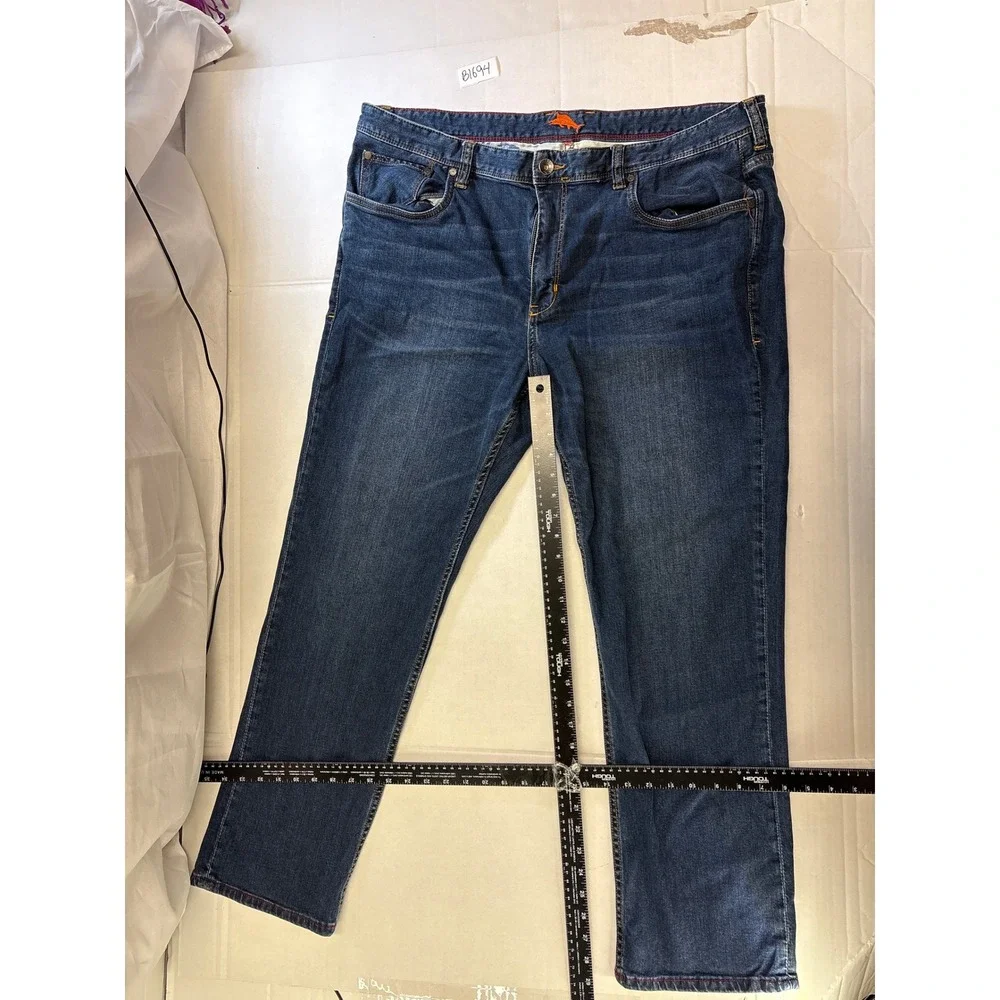 Tommy‎ Bahama Sand Drifter Authentic Mens Jeans 40x30 Dark Wash Straight Leg